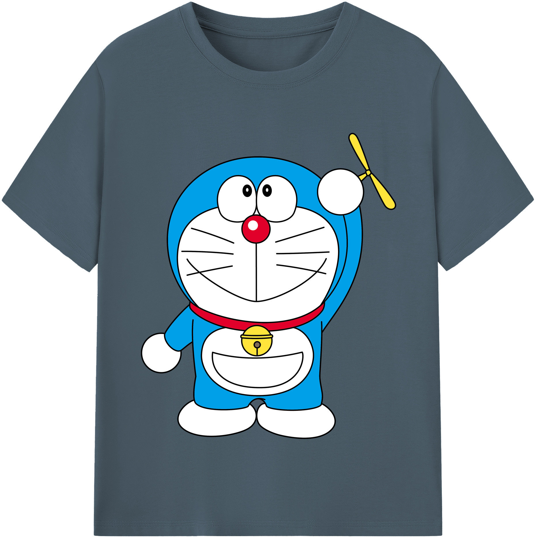 （画像用） ドラえもん Doraemon 綿100％半袖Tシャツ（フロントプリント）